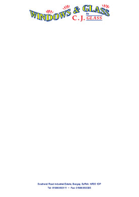 Letterhead C J Glass